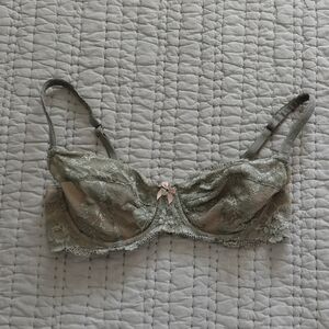 Victoria's Secret Lace Bra in Soft Green